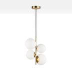 Lámpara colgante bola cristal "TANNA" - E27 - Ø 15cm