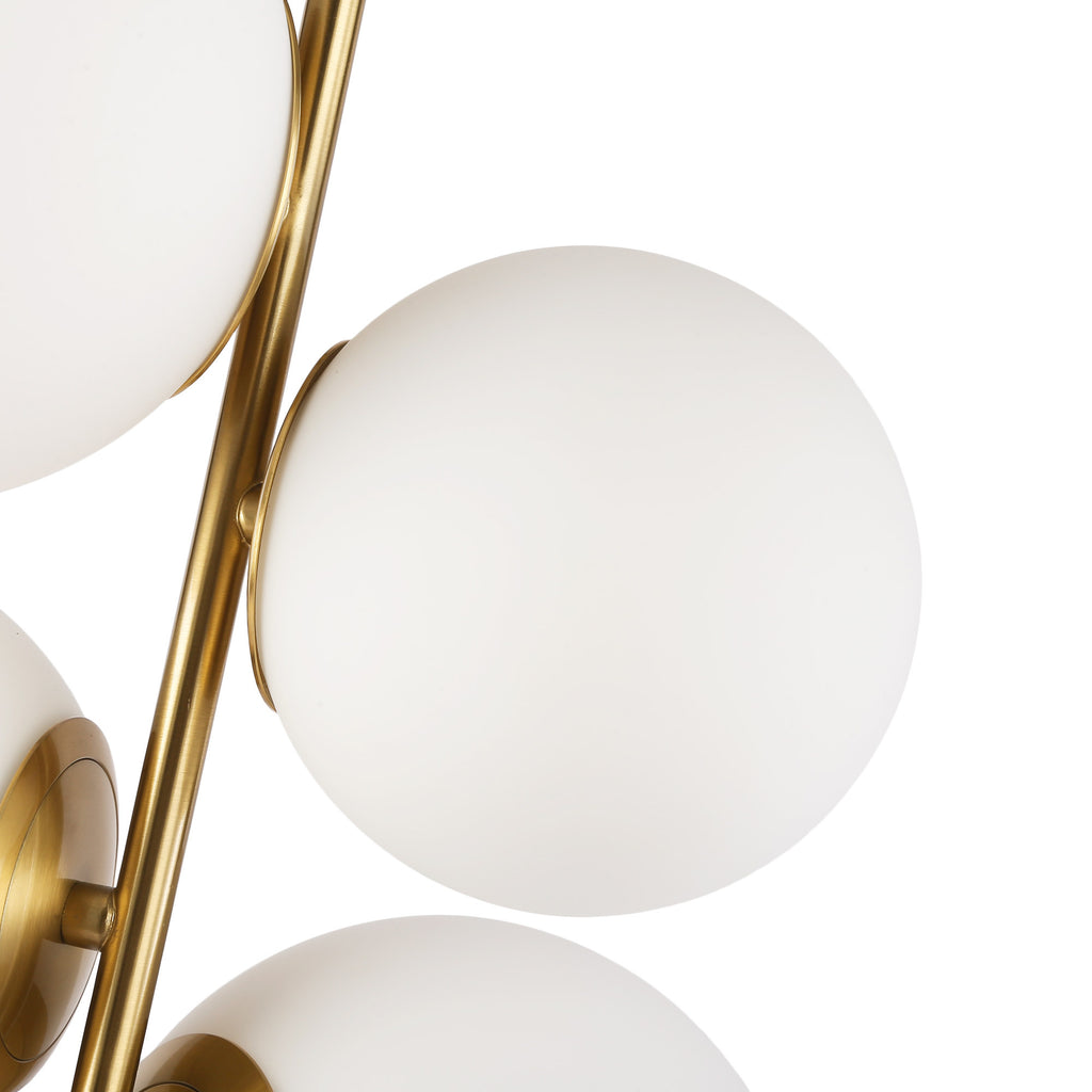 Lámpara colgante bola cristal "TANNA" - E27 - Ø 15cm