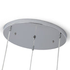 Lámpara colgante cristal triple "KADNIS" - 3 x E27