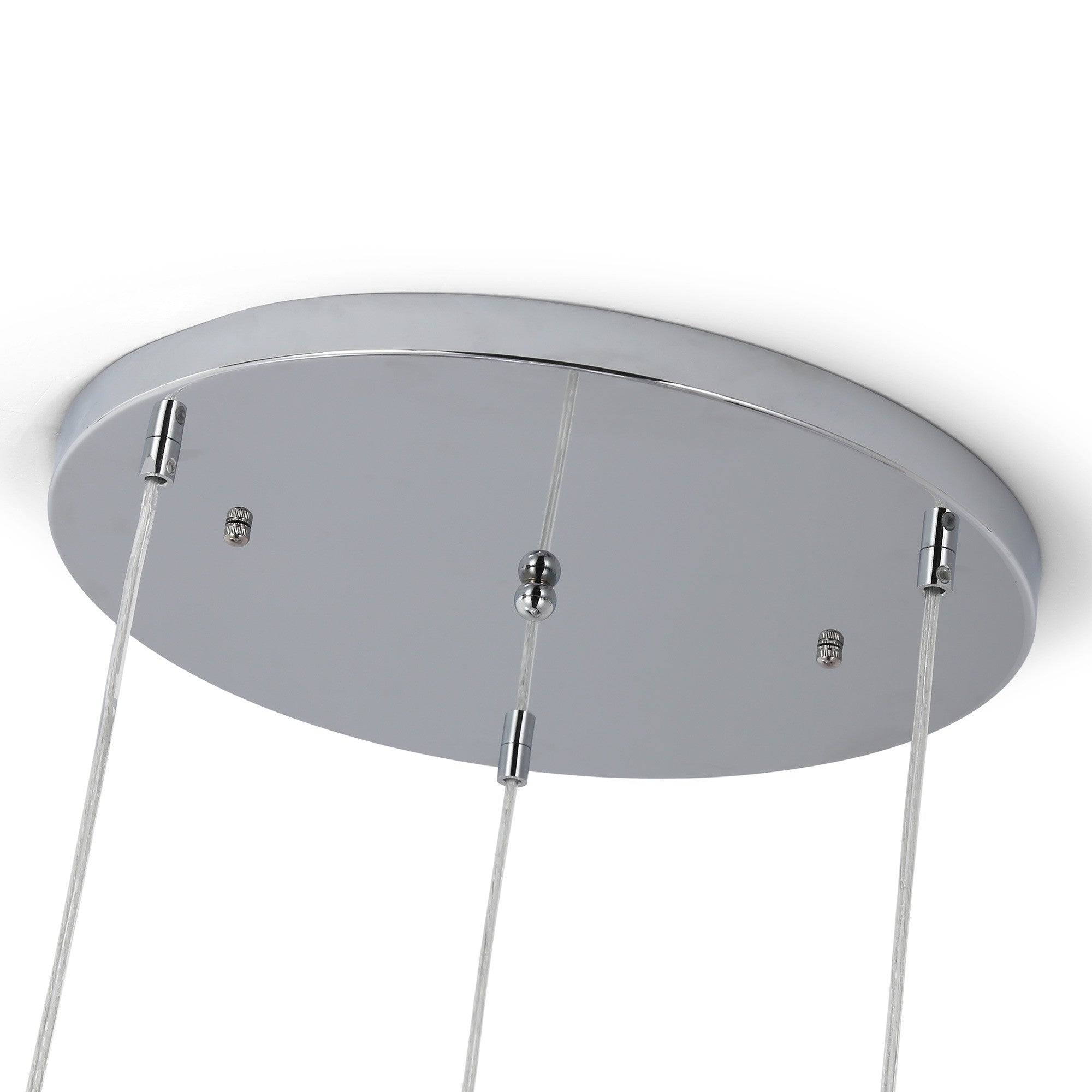 Lámpara colgante cristal triple "KADNIS" - 3 x E27