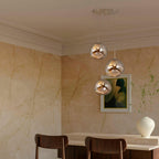 Lámpara colgante cristal triple "KADNIS" - 3 x E27