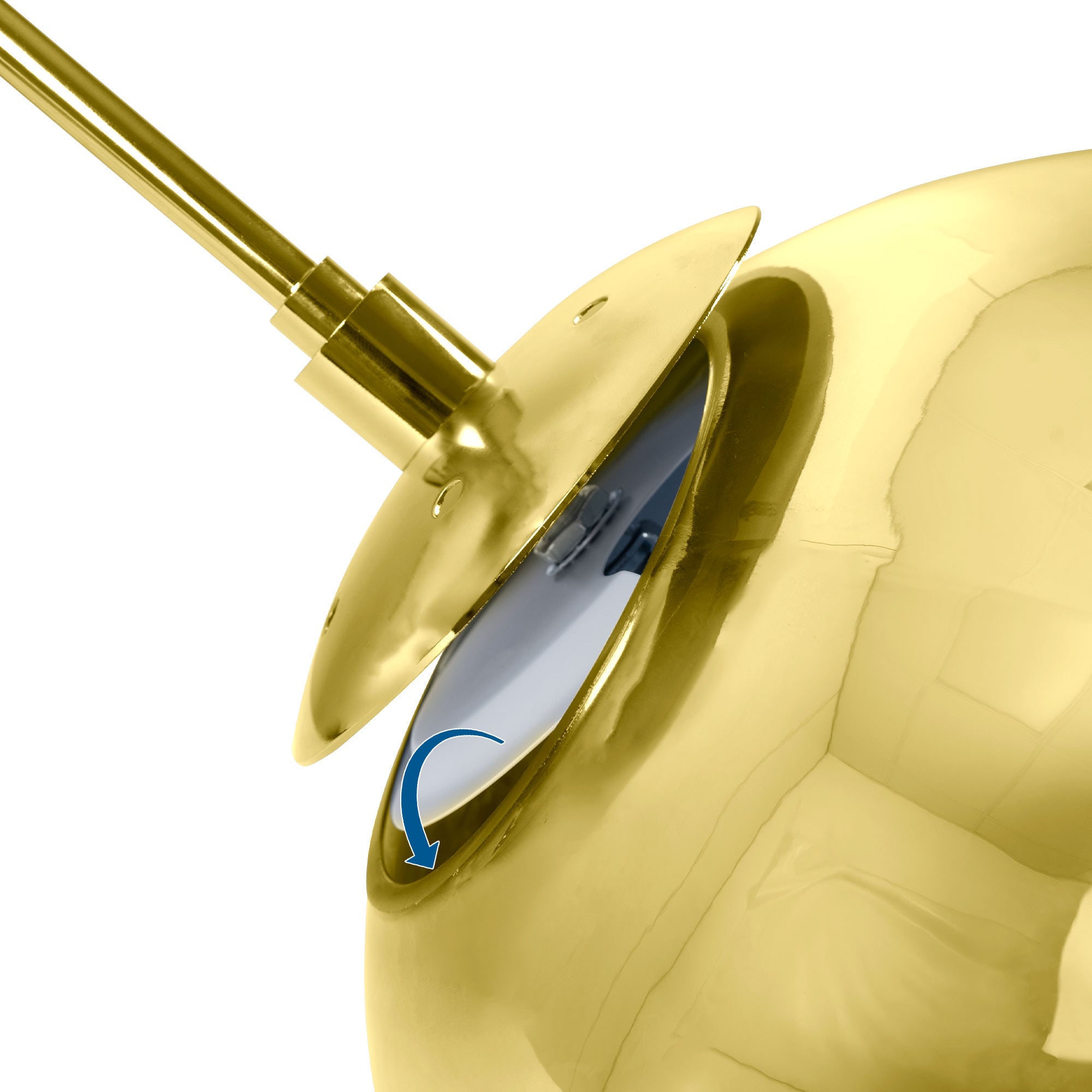 Lámpara colgante cristal triple "KADNIS" - 3 x E27