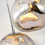 Lámpara colgante cristal triple "KADNIS" - 3 x E27