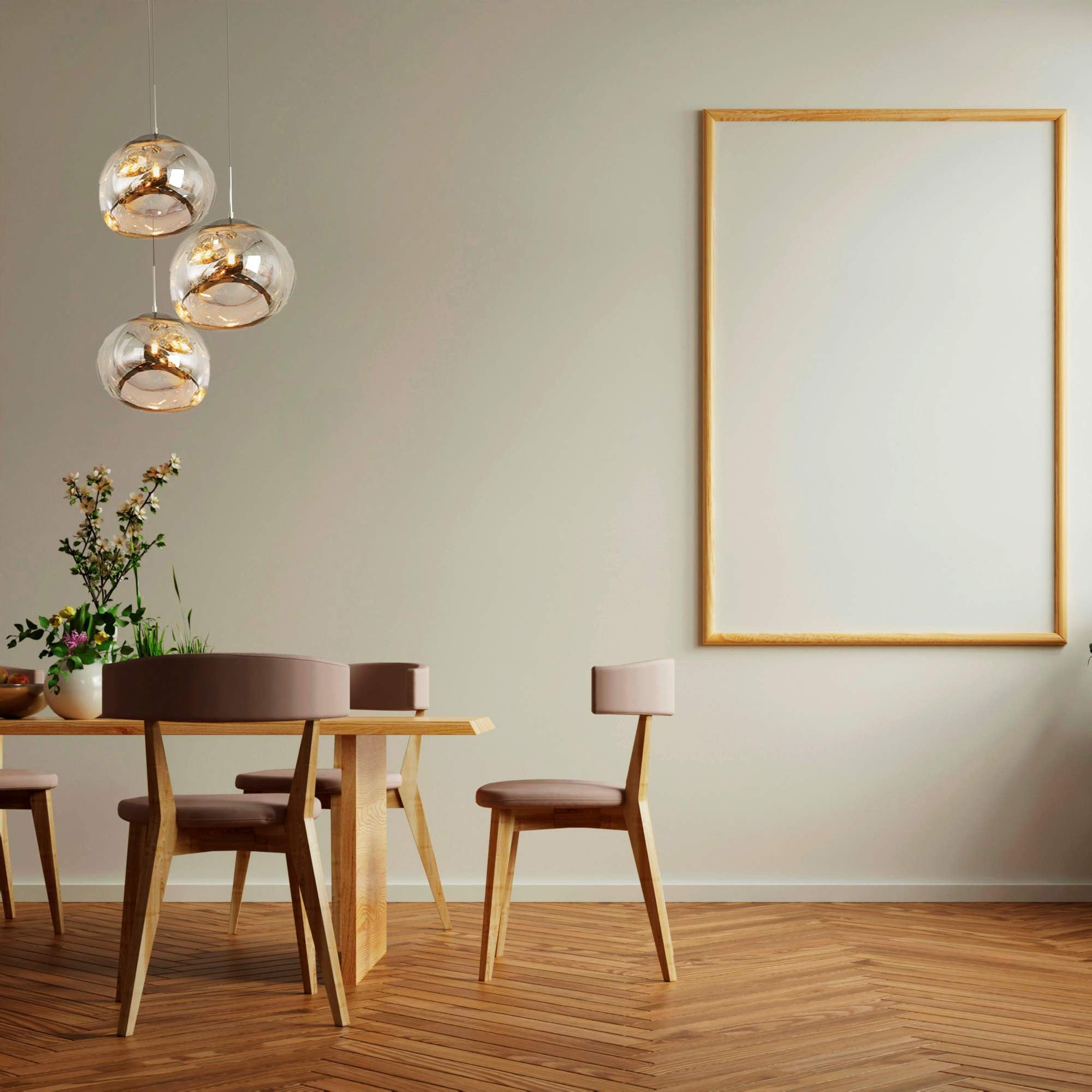 Lámpara colgante cristal triple "KADNIS" - 3 x E27