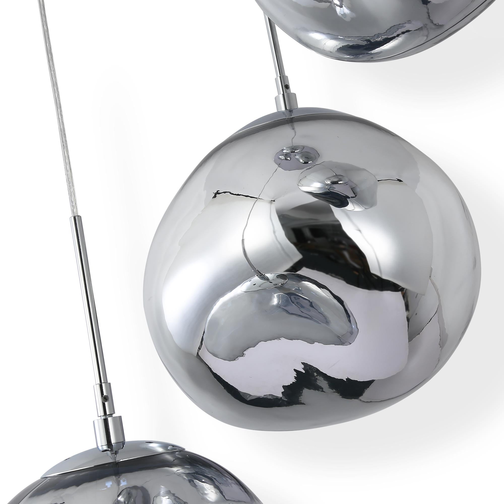 Lámpara colgante cristal triple "KADNIS" - 3 x E27