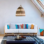 Lámpara colgante de mimbre "Ikken"