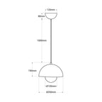 Lámpara colgante diseño "Deco"