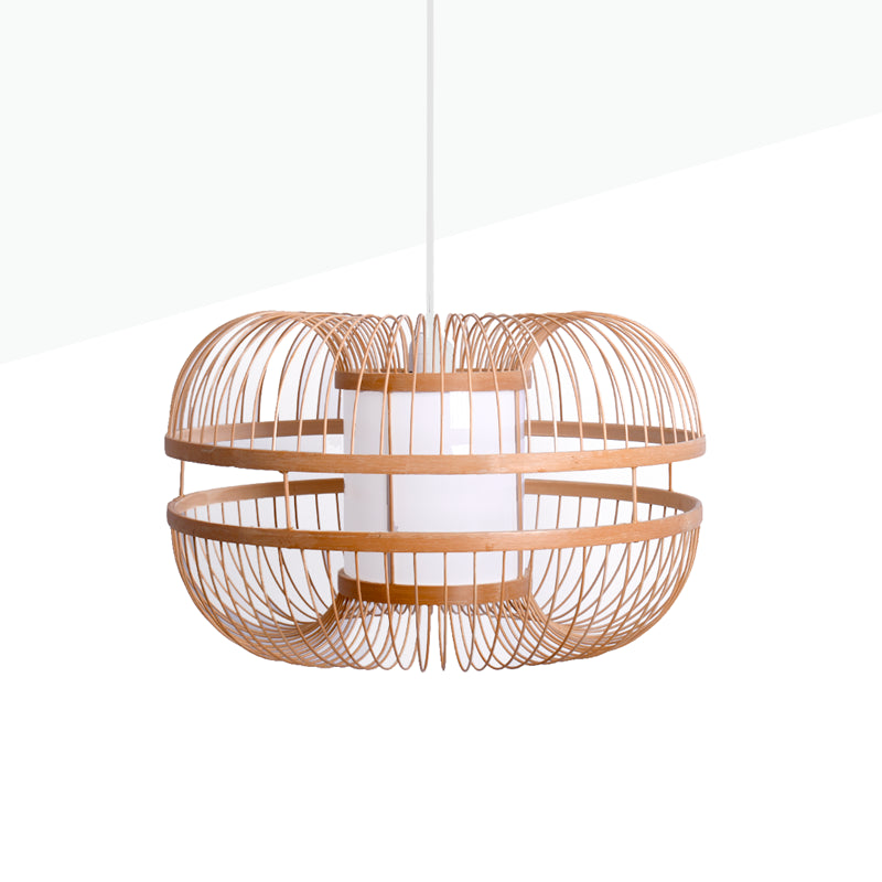 Lámpara colgante japonesa de bambú "KAIZEN"
