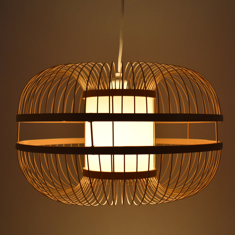 Lámpara colgante japonesa de bambú "KAIZEN"