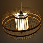 Lámpara colgante japonesa de bambú "KAIZEN"