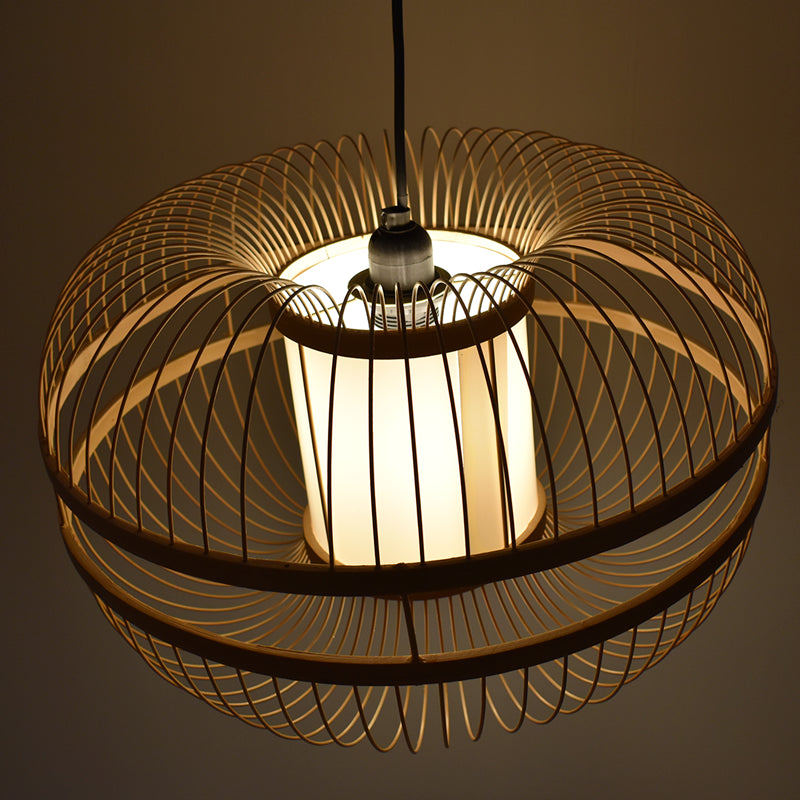 Lámpara colgante japonesa de bambú "KAIZEN"