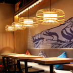 Lámpara colgante japonesa de bambú "KAIZEN"