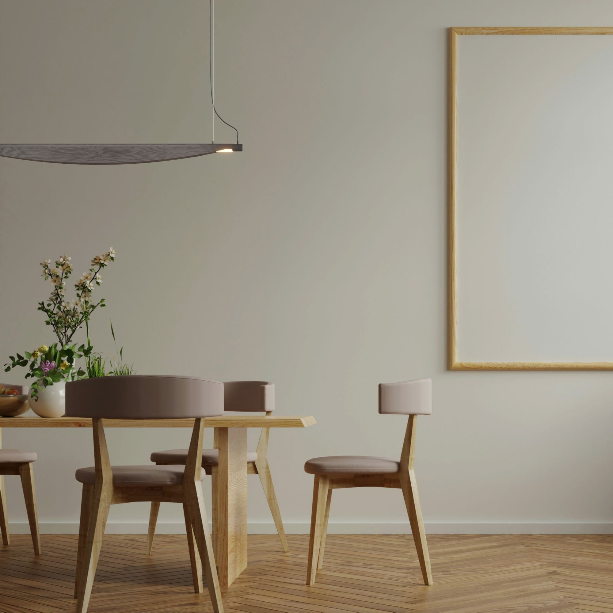 Lámpara colgante japonesa "Wings" - 28W - Blanco cálido