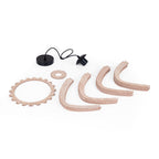 Lámpara colgante madera "Pili" - Ø 48cm - 1 x E27