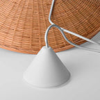 Lámpara colgante  de mimbre "Bellas"