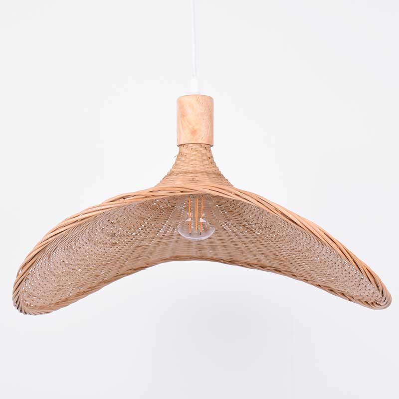 Lámpara colgante  de mimbre "Bellas"