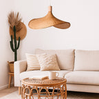 Lámpara colgante  de mimbre "Bellas"