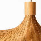 Lámpara colgante  de mimbre "Bellas"