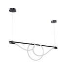 Lámpara colgante moderna neón ondulante "Corda" - 360º - 45W - 3000K