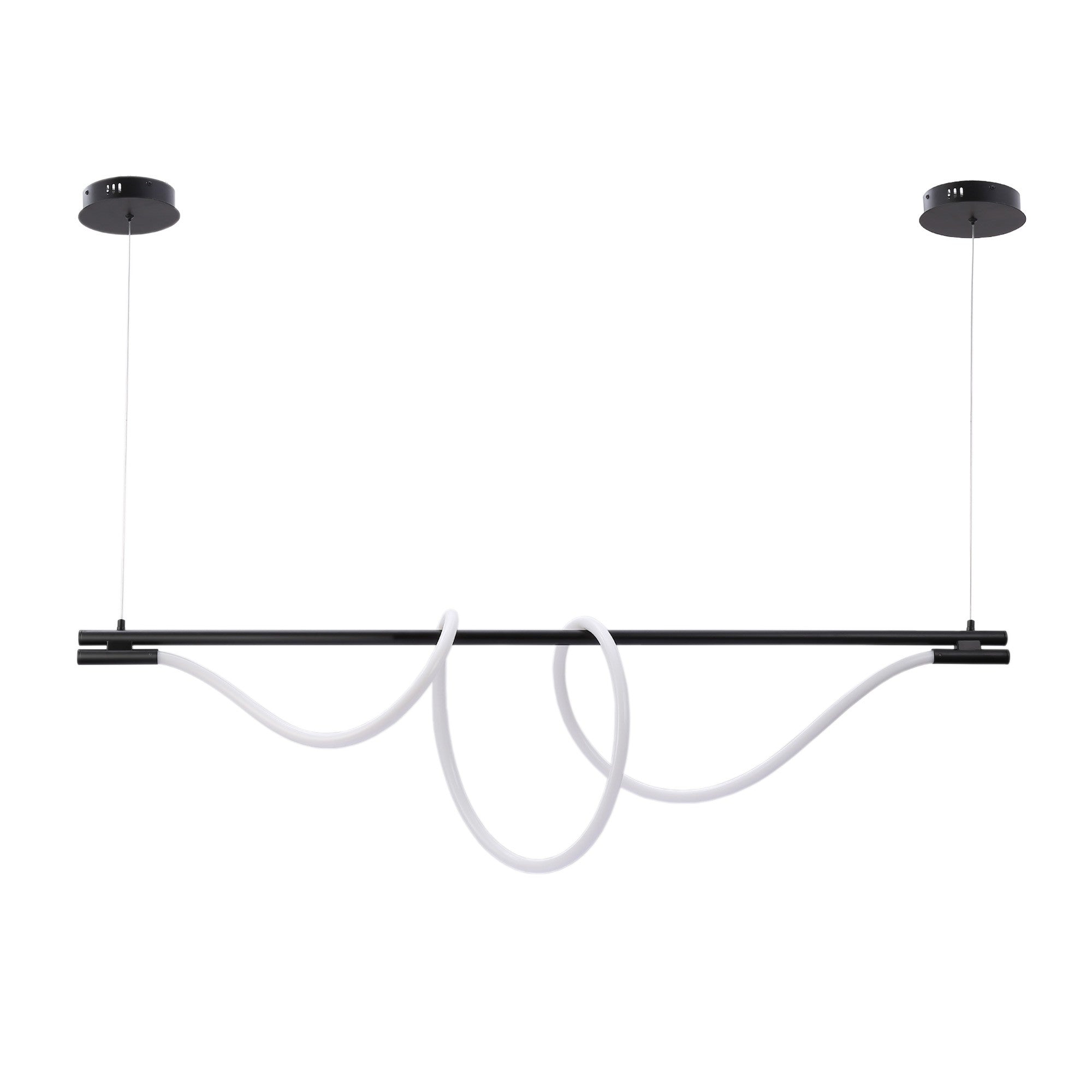 Lámpara colgante moderna neón ondulante "Corda" - 360º - 45W - 3000K