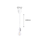 Cable colgante para lámpara de techo - E27 - 130cm