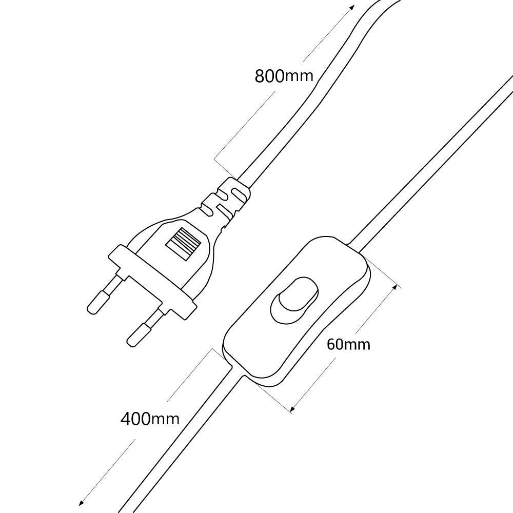 Lámpara de mesa bola cristal "RIPPER" - E27 - Ø 15cm