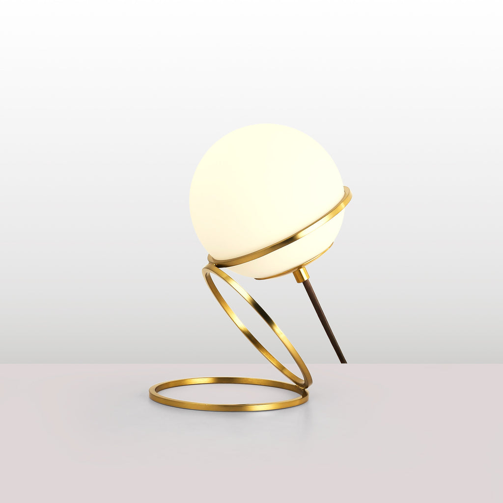 Lámpara de mesa bola cristal "Ruth"