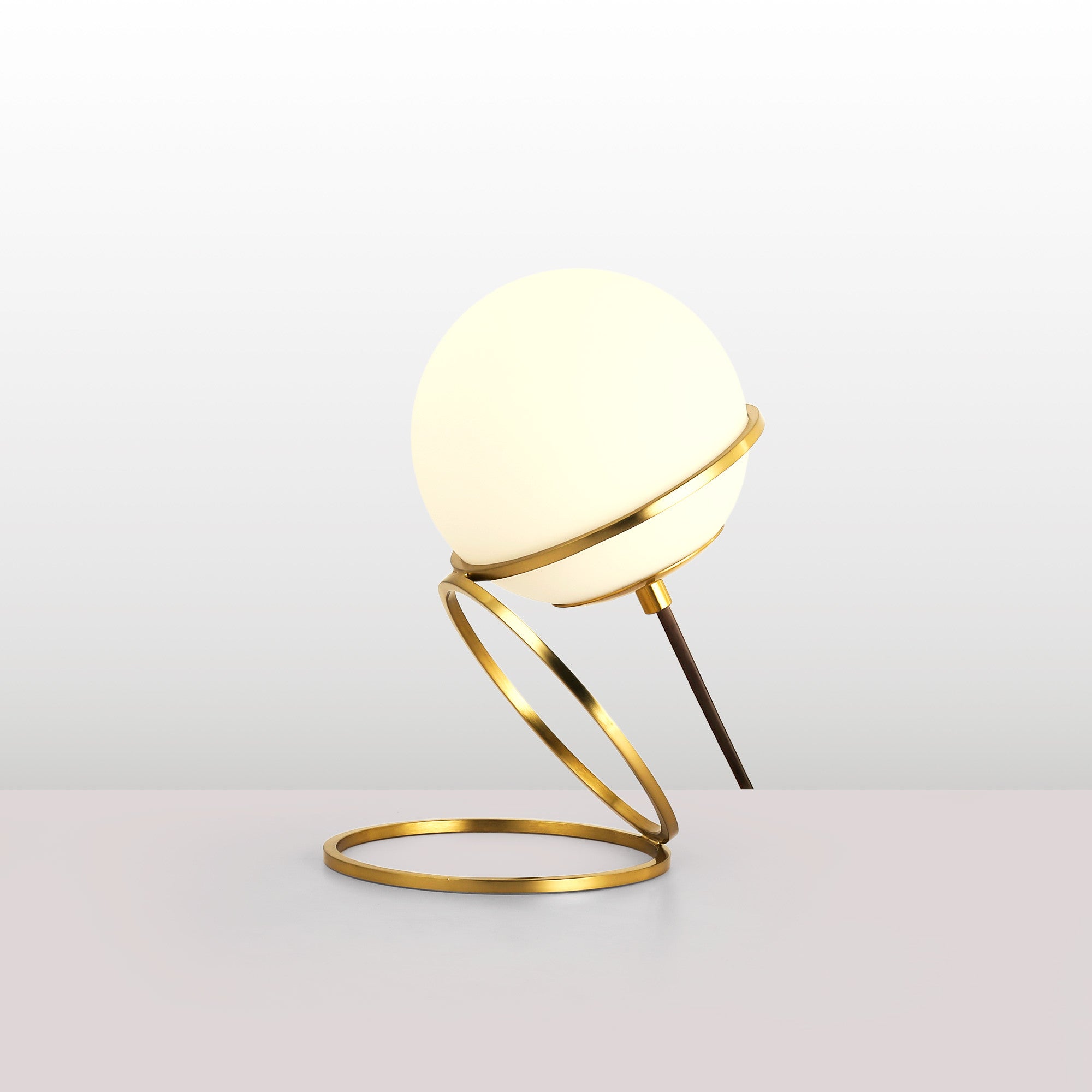 Lámpara de mesa bola cristal "Ruth"