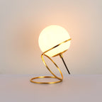 Lámpara de mesa bola cristal "Ruth"