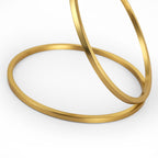 Lámpara de mesa bola cristal "Ruth"