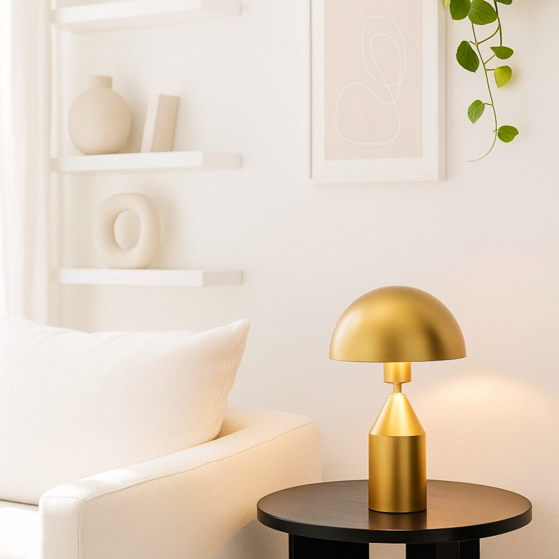 Lámpara de mesa de metal "Cutt" - E27