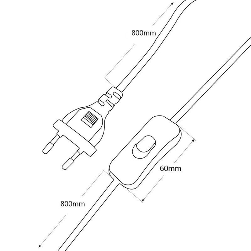 Lámpara de mesa de diseño "Megan" - 19 x 32 cm