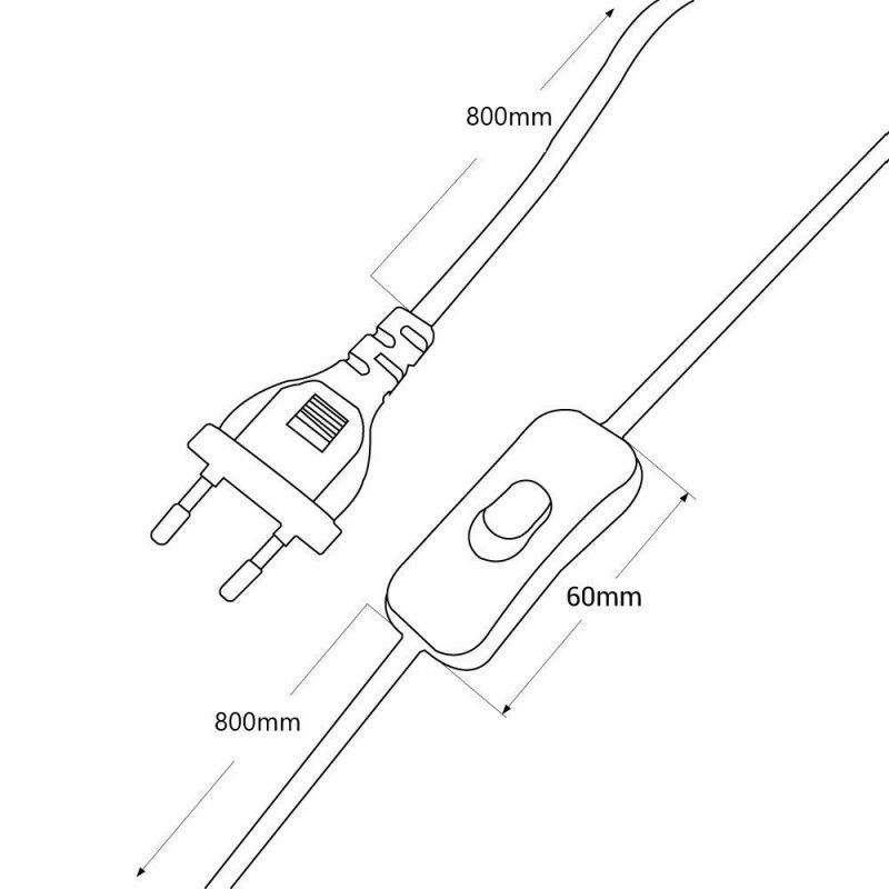 Lámpara de mesa de diseño "Megan" - 25 x 45 cm
