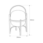 Lámpara de mesa de diseño "Megan" - 25 x 45 cm