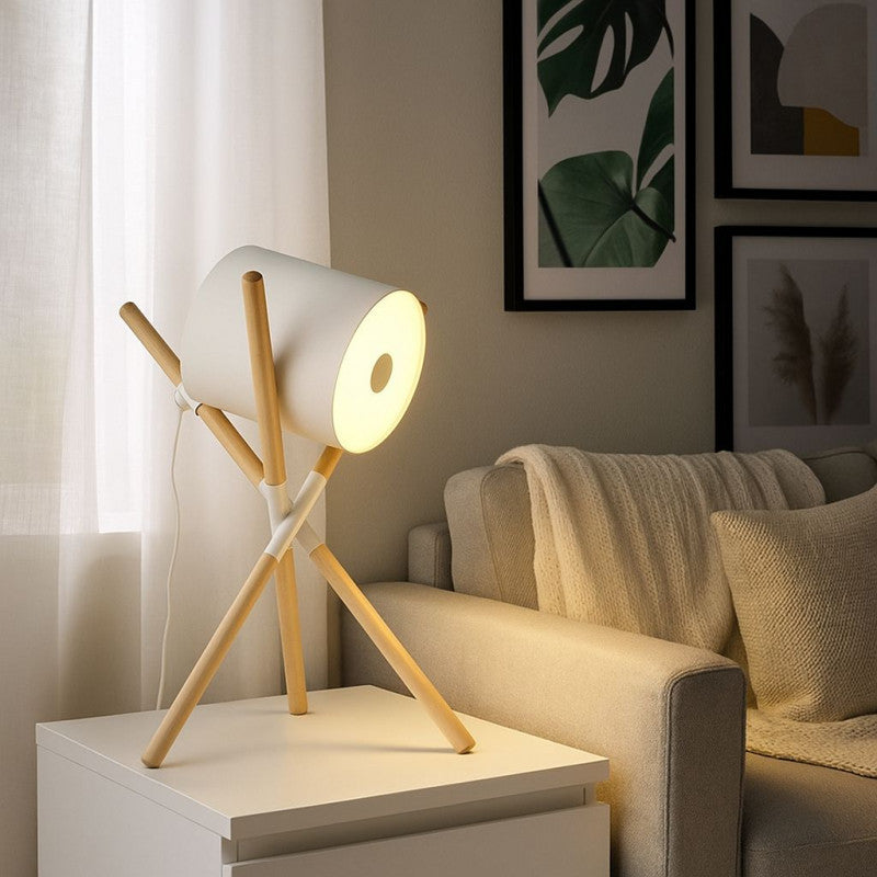 Lámpara de mesa nórdica de trípode "FOCUS" - 3 x E27 / G45