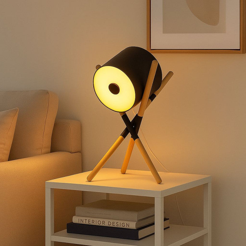 Lámpara de mesa nórdica de trípode "FOCUS" - 3 x E27 / G45