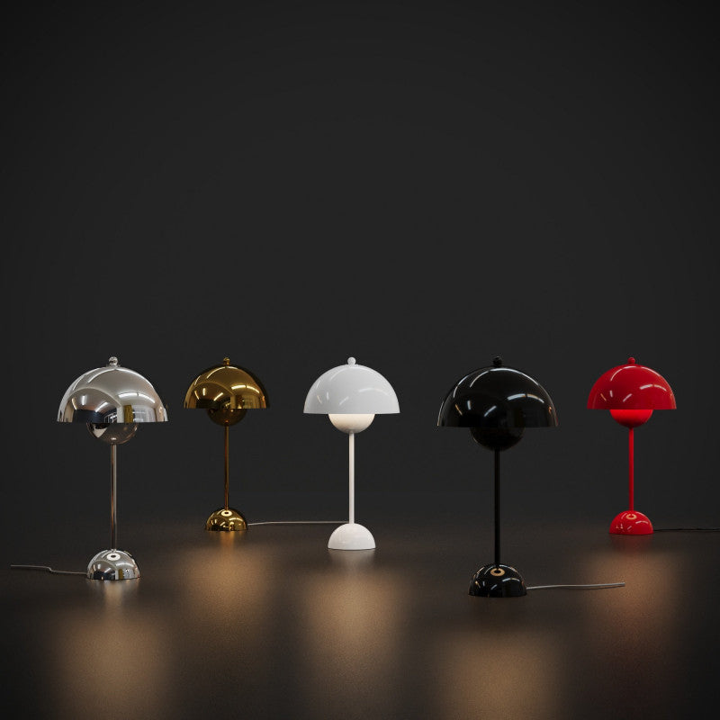 Lámpara de mesa diseño vintage "Floralis" - E27