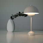 Lámpara de mesa diseño vintage "Floralis" - E27