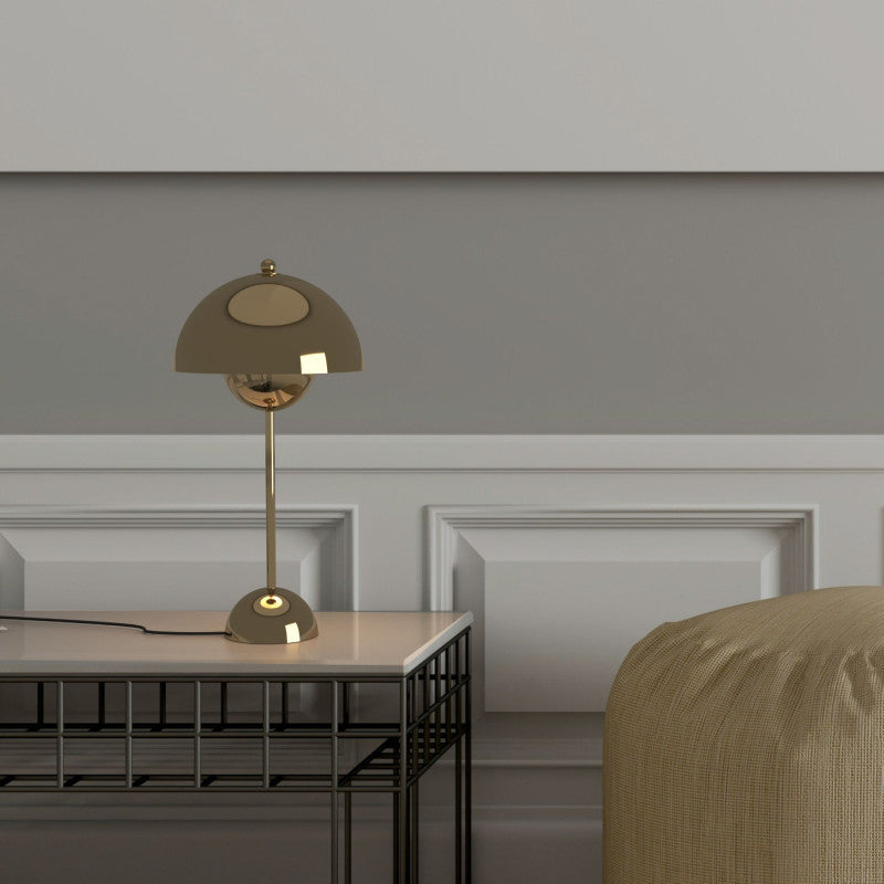 Lámpara de mesa diseño vintage "Floralis" - E27