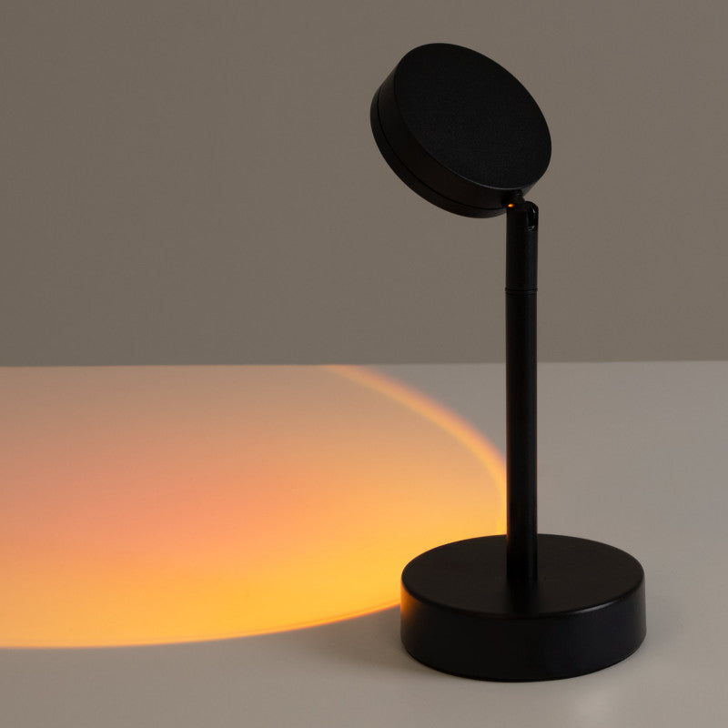 Lámpara de mesa "FLIC" 5W- Efecto atardecer - Sunset Lamp