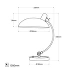 Lámpara de mesa de diseño "Ulia"