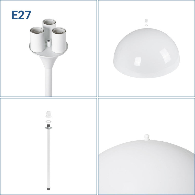 Lámpara de pie de diseño "PALM" - 3 x E27