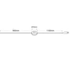 Lámpara de pie de diseño "PALM" - 3 x E27