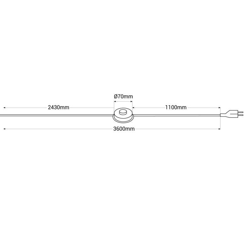 Lámpara de pie de mimbre "Onna"