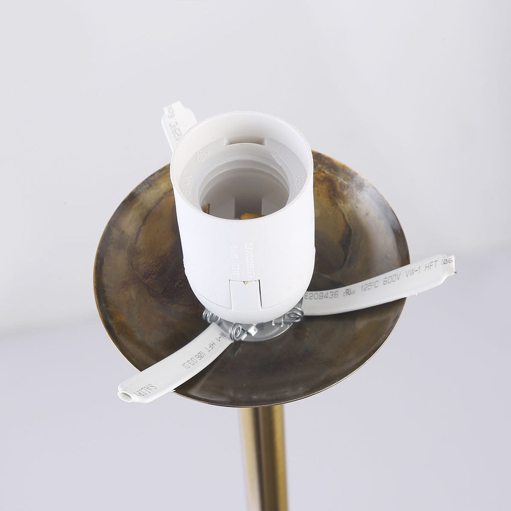 Lámpara de pie bola cristal "BAILEY" - E27