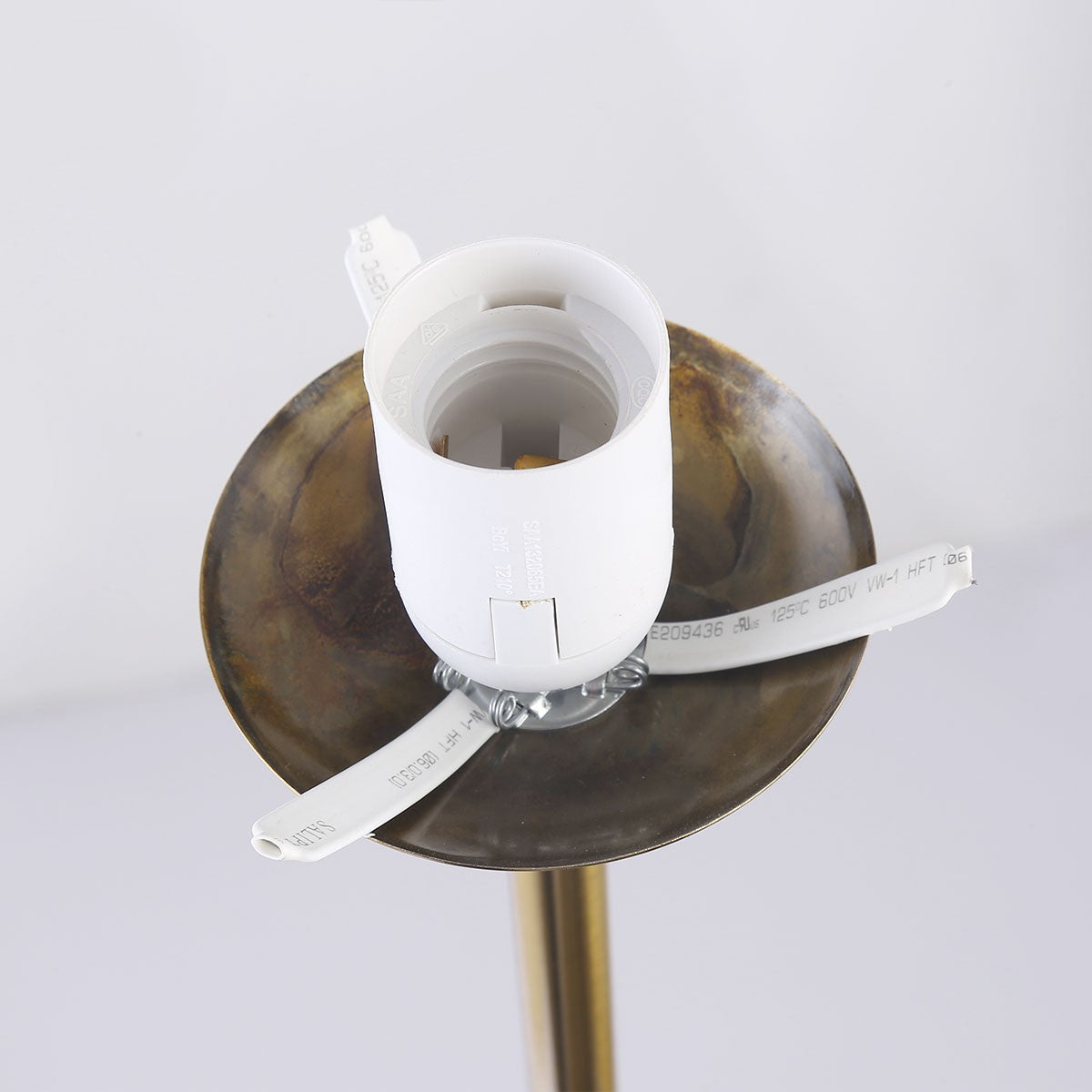 Lámpara de pie bola cristal "BAILEY" - E27