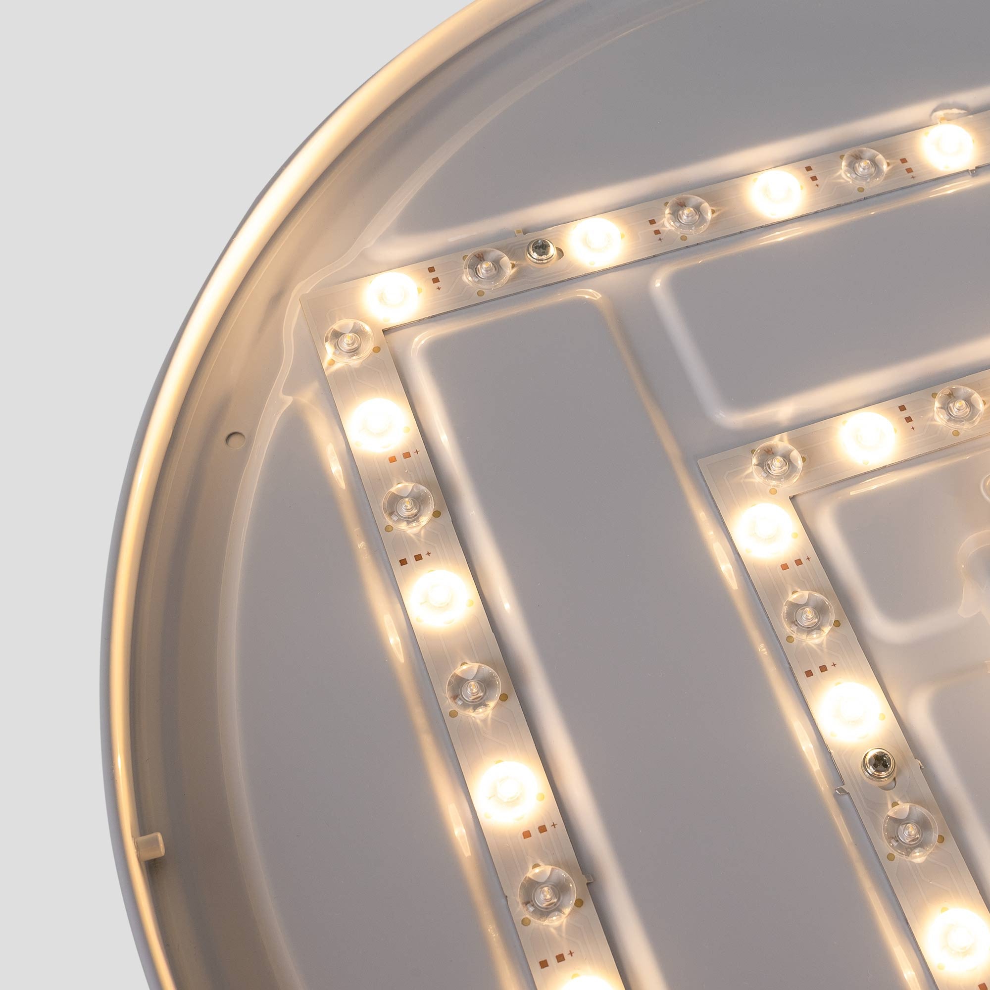 Lámpara de techo LED CCT tipo plafón - 36W - Efecto madera - Ø50cm