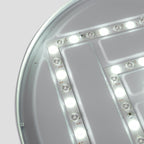 Lámpara de techo LED CCT tipo plafón - 36W - Efecto madera - Ø50cm