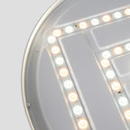 Lámpara de techo LED CCT tipo plafón - 36W - Efecto madera - Ø50cm