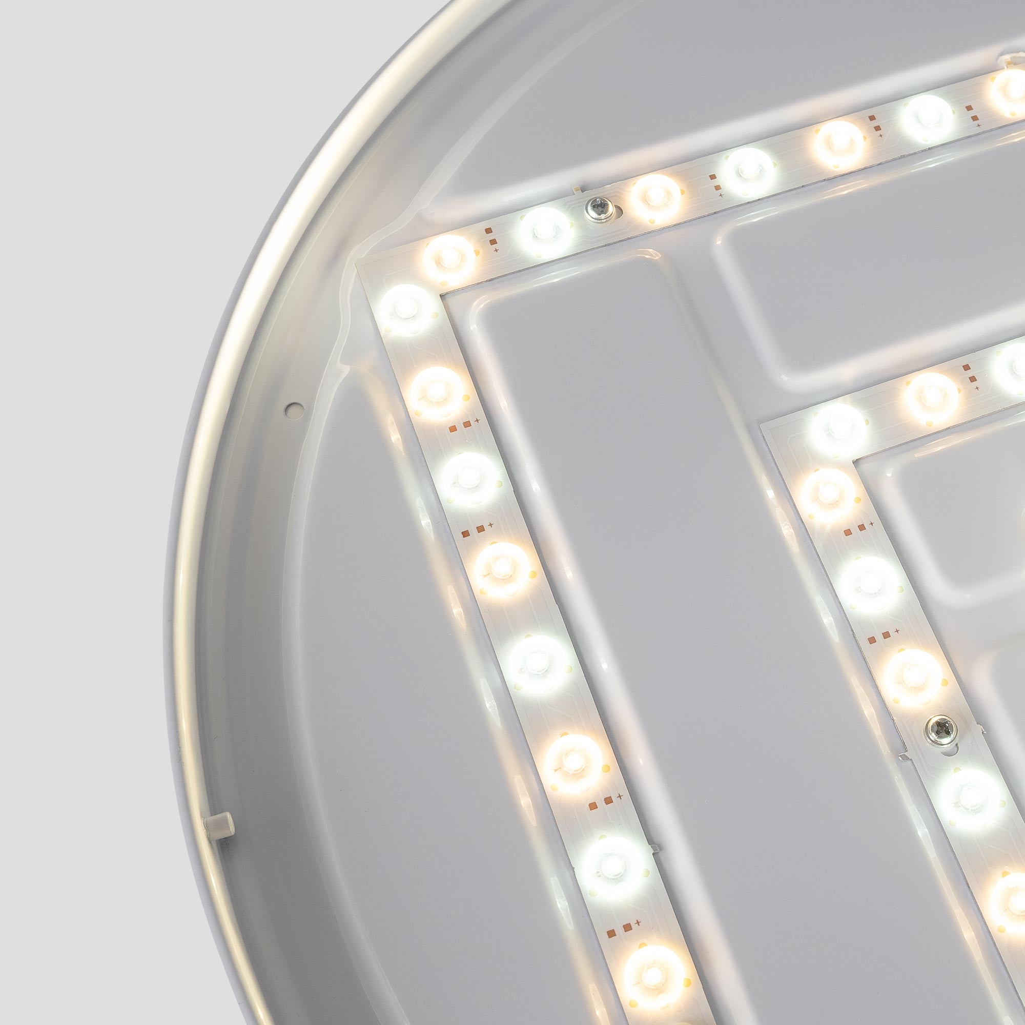 Lámpara de techo LED CCT tipo plafón - 36W - Efecto madera - Ø50cm